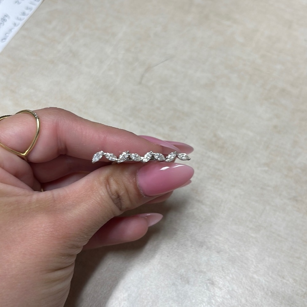 14k marquise diamond ring